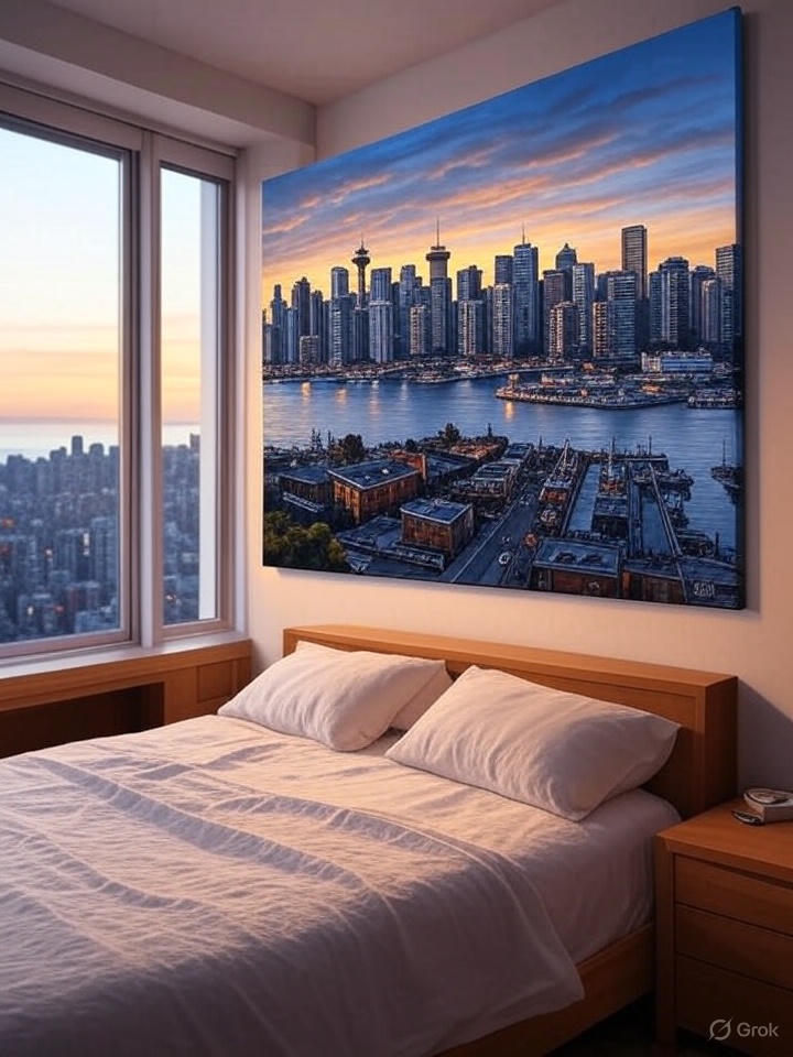 Dawn over Vancouver's Waterfront